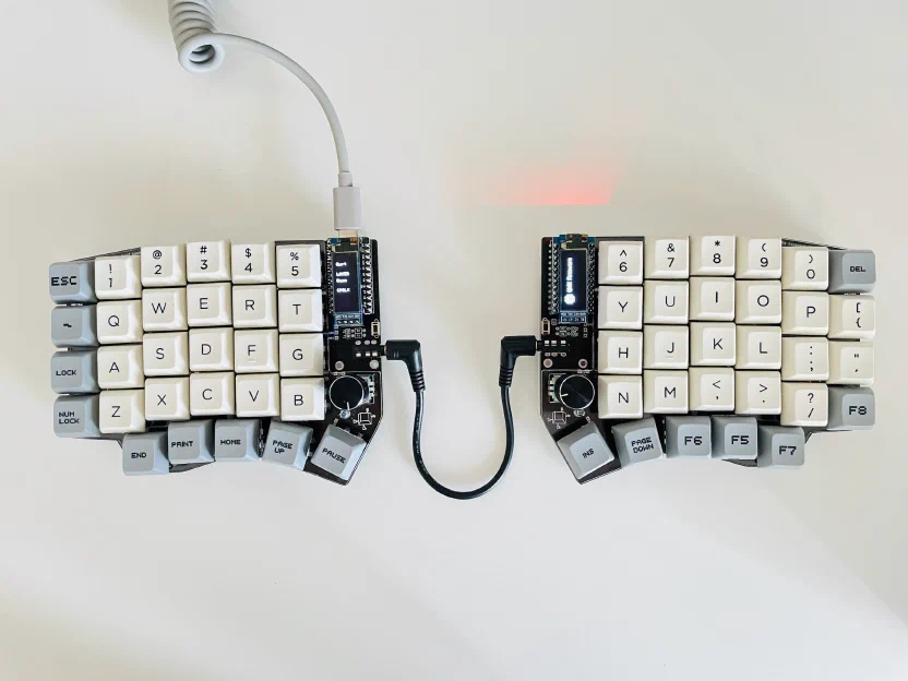 Finished Sofle split keyboard
