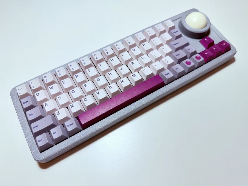 Track Boy keyboard with trackball